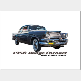 1956 Dodge Coronet D500 2 Door Sedan Posters and Art